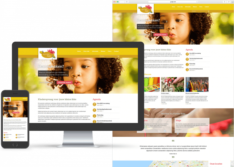 Bright Colors - Kids template