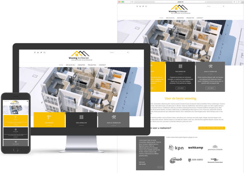 Website template voor MKB