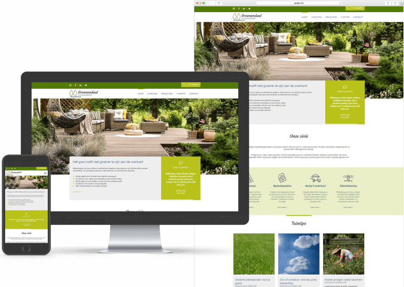 Website template voor MKB